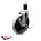 Service Caster 5 Inch Thermoplastic Rubber Wheel 1-1/2 Inch Expanding Stem Caster with Brake SCC-EX05S510-TPRS-SLB-112 - alternate 2